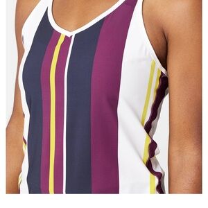 Fila Women's Fall Heritage Striped Racerback Tank